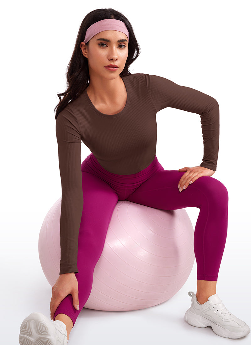 Seamless Double Lined Ribbed Long sleeve