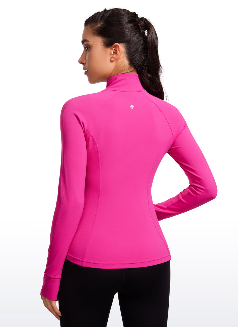 Butterluxe Full Zip Long Sleeves with Thumb Holes