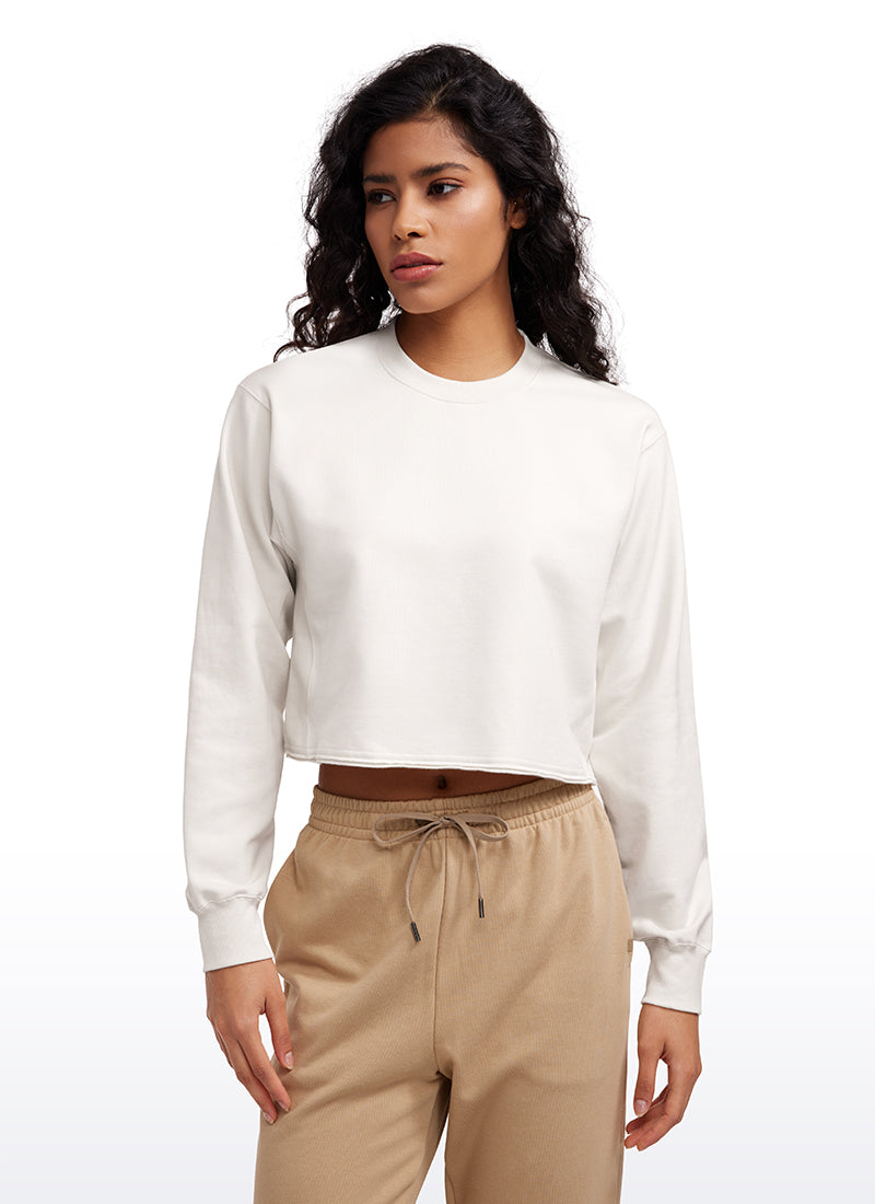 Factory: Logo Sweatshirt In Cloudspun Fleece For Women