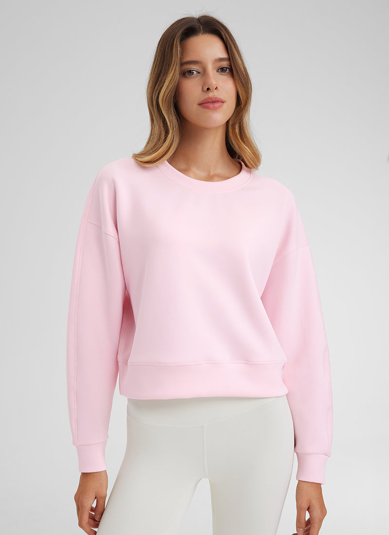 SoftAura Pullover Crewneck Sweatshirt