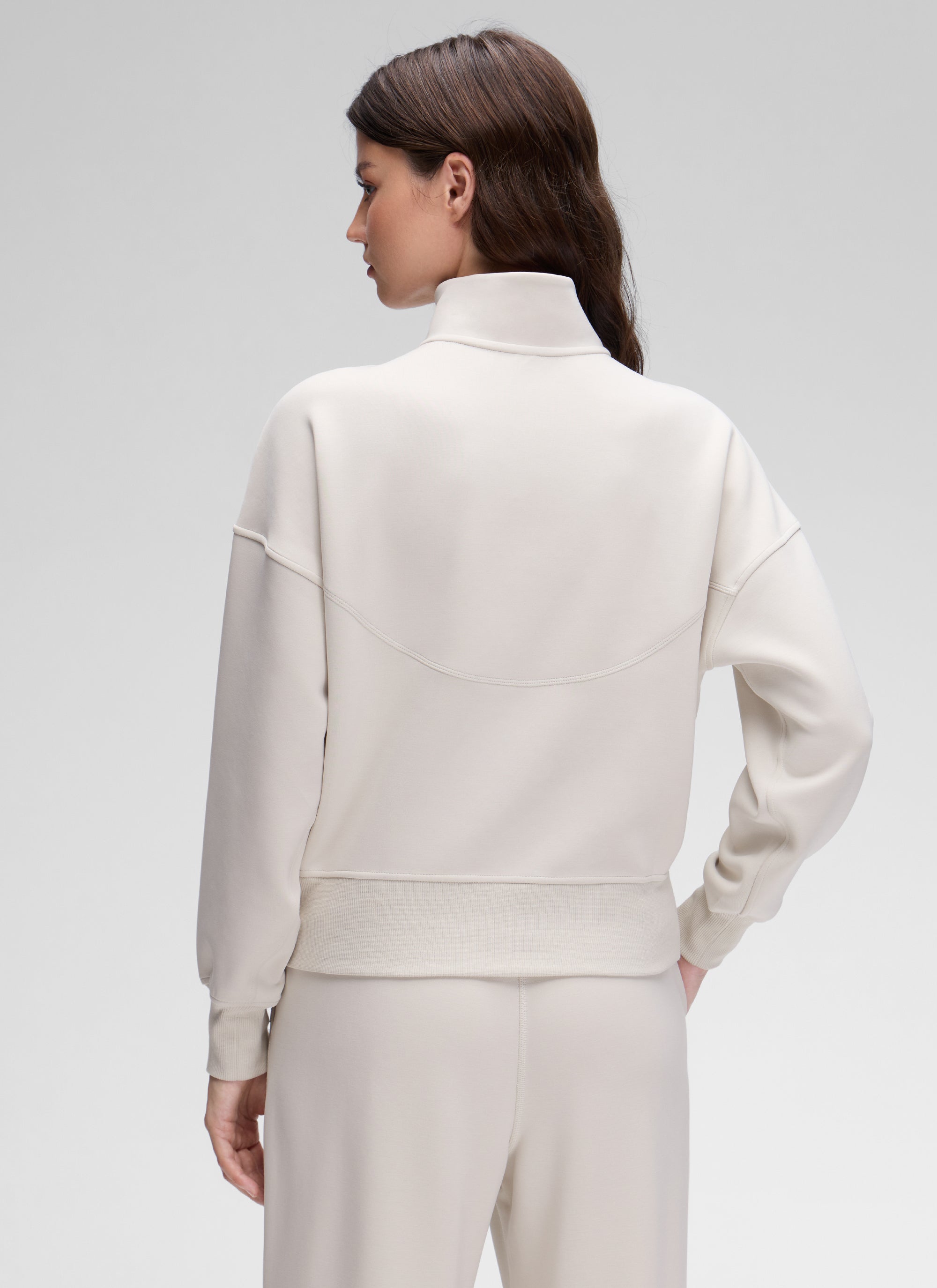 CRZ YOGA Women SoftAura Halfzip Sweatshirt Pullover Long Sleeve