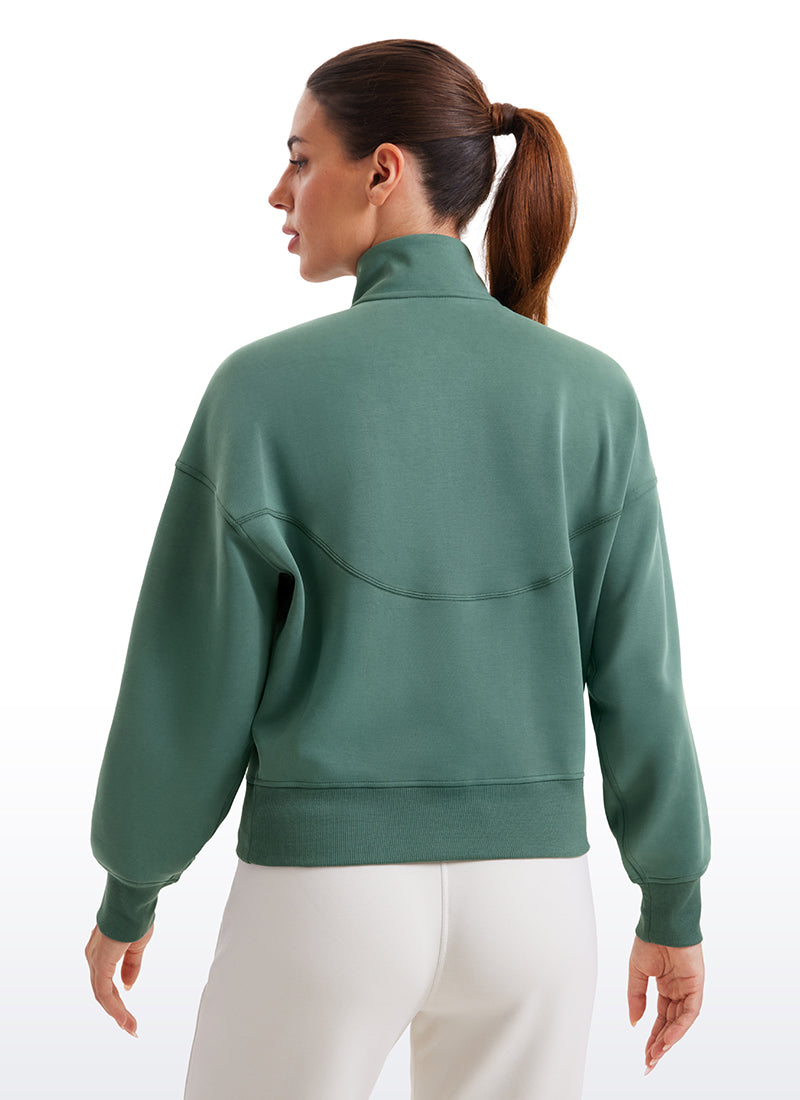 SoftAura Half Zip Pullover Sweatshirt