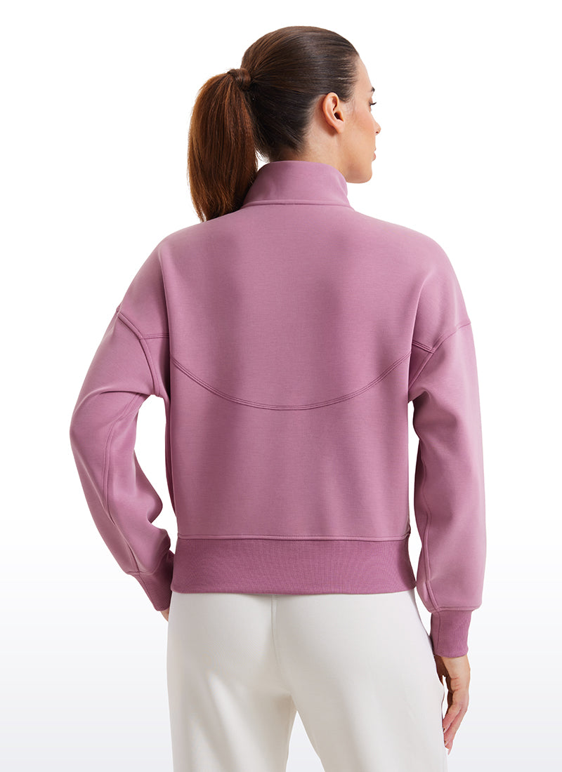 SoftAura Half Zip Pullover Sweatshirt