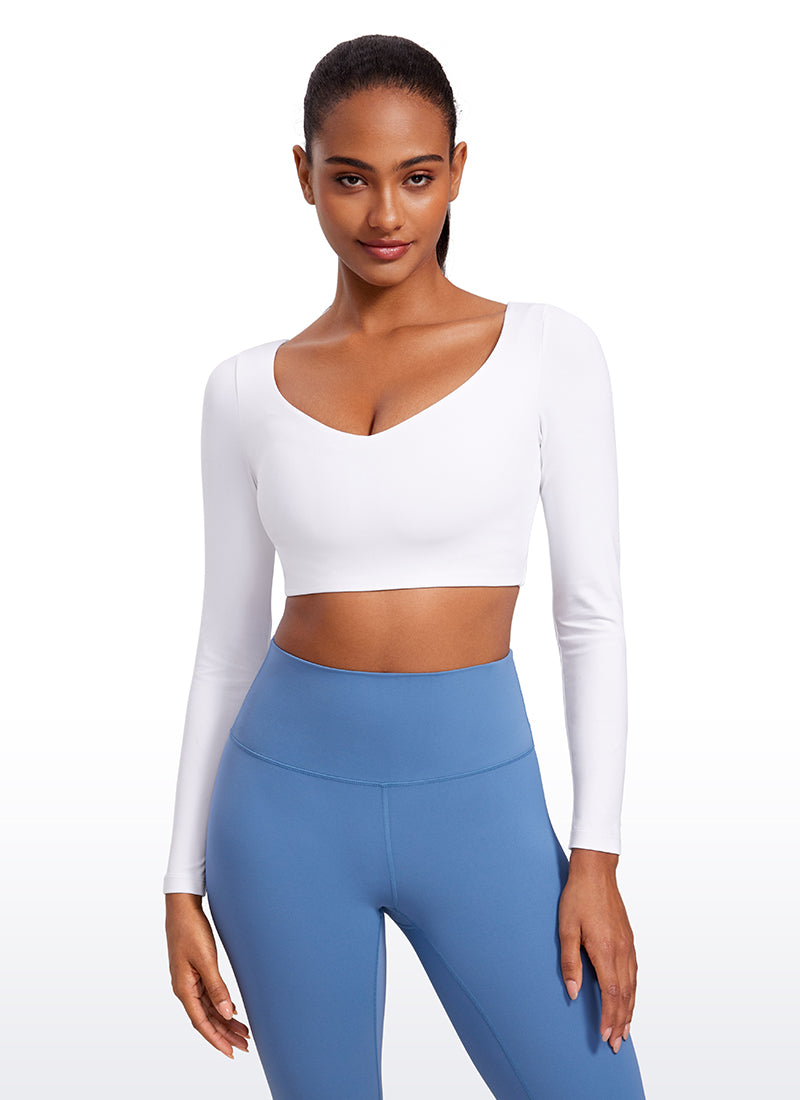 Butterluxe Double Lined Long Sleeve Cropped