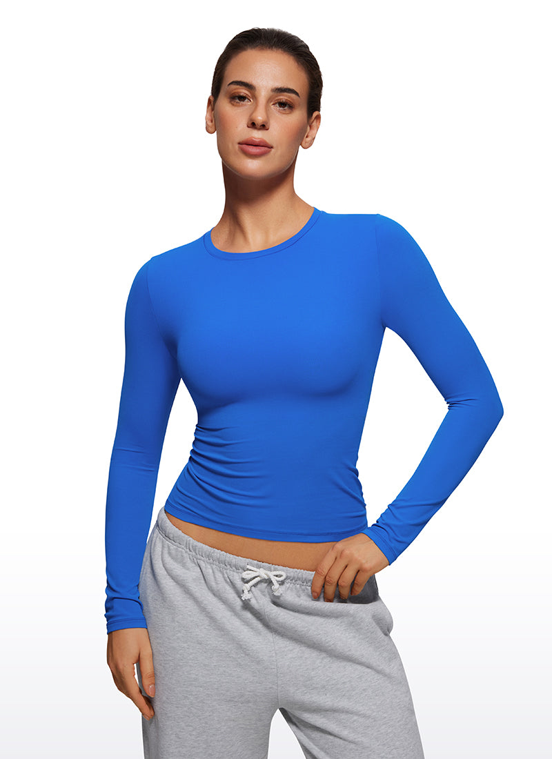 Softembrace Tight Fit Long Sleeve Shirts