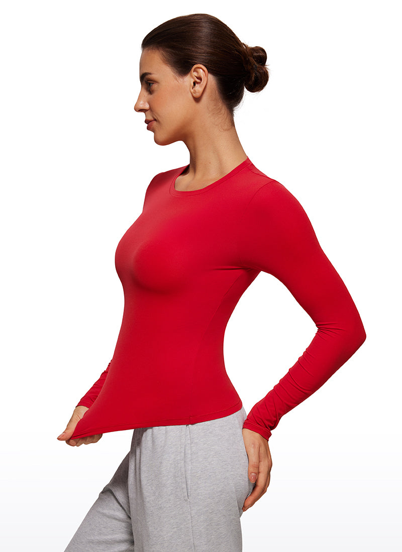 Softembrace Tight Fit Long Sleeve Shirts