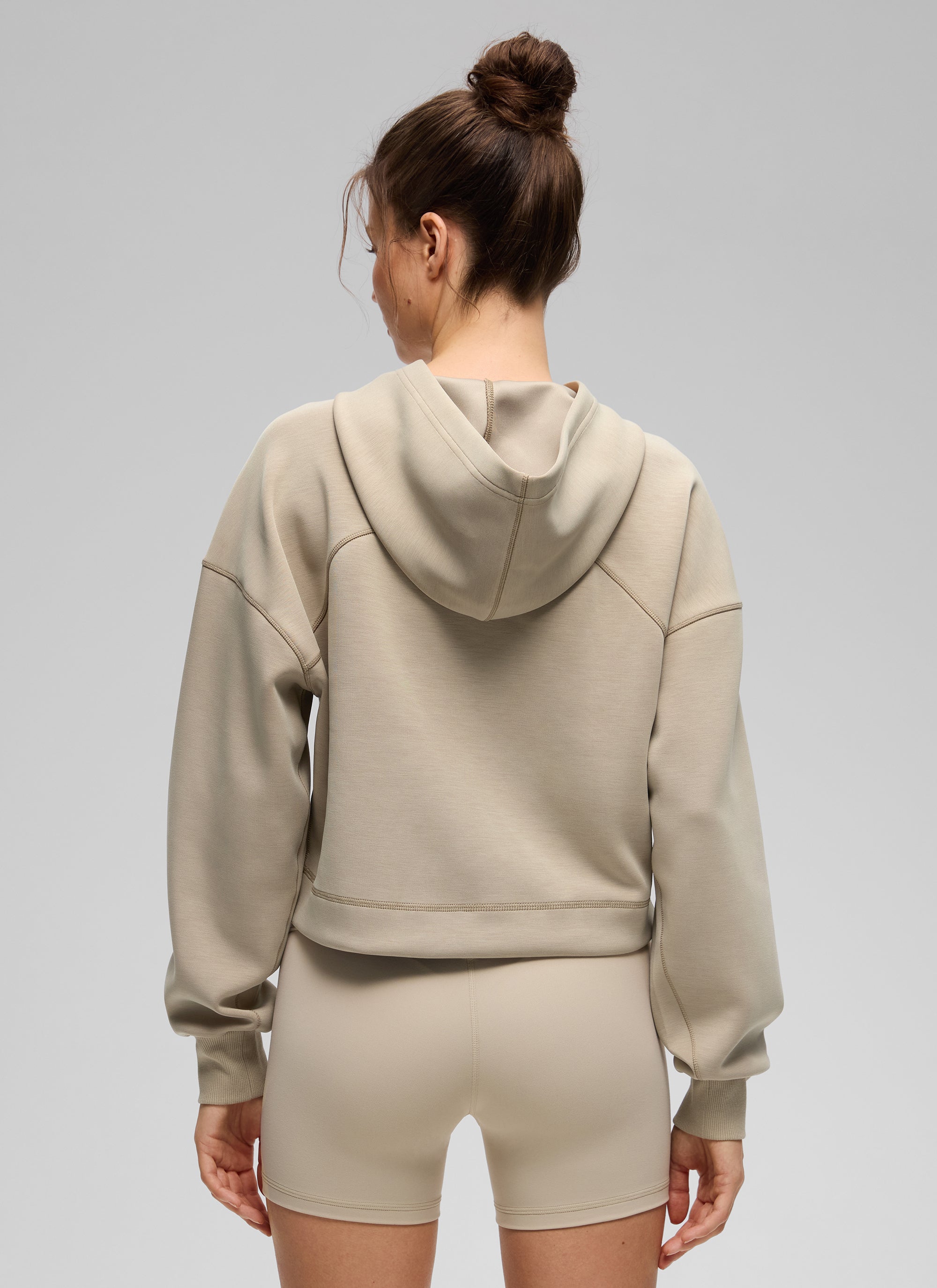 CRZ YOGA Women SoftAura Cropped Pullover Hoodis Long Sleeve – CRZ
