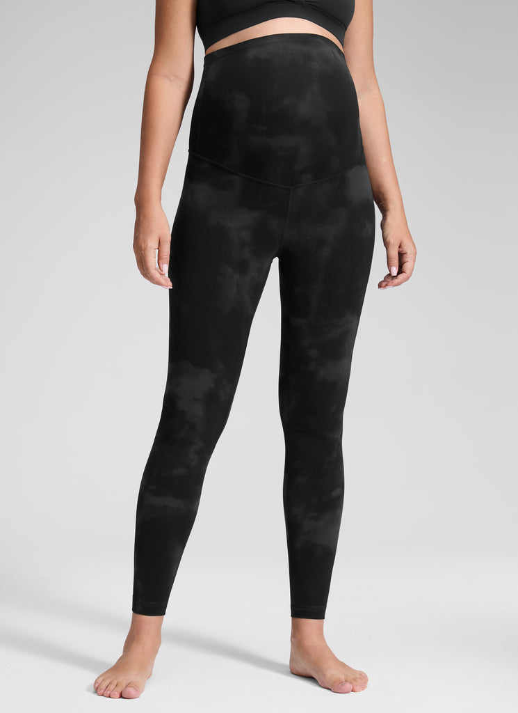 CRZ YOGA Women's Maternity Leggings Super High Rise Butterluxe 25'' Black