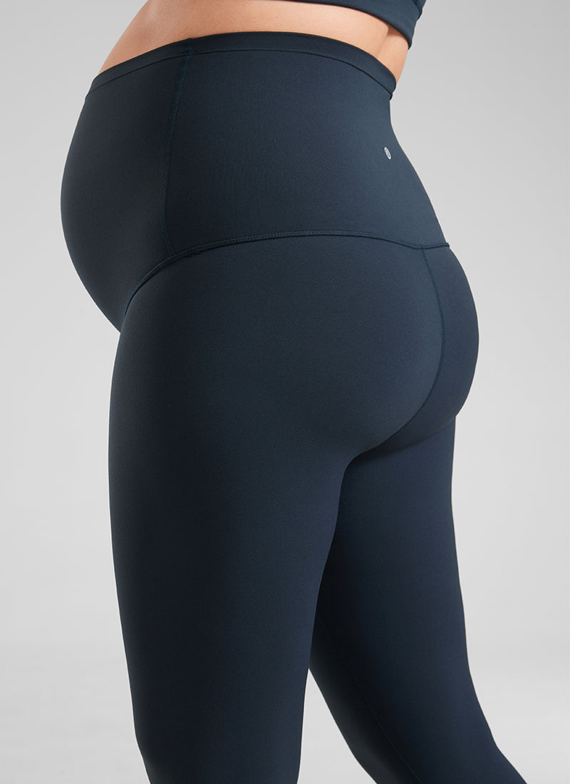 CRZ YOGA Women's Maternity Leggings Super High Rise Butterluxe 25'' True Navy