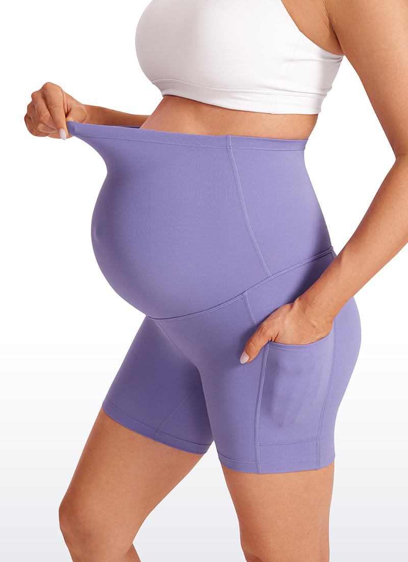 Butterluxe Maternity Pocket Short 5''