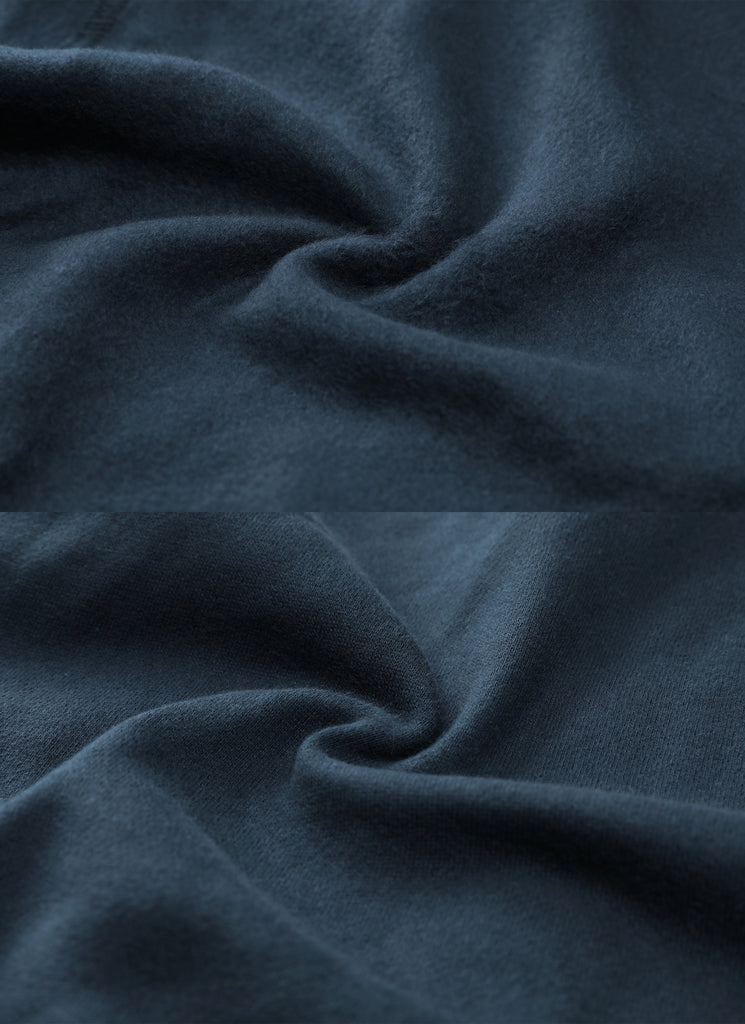 CRZ YOGA Womens Cotton Fleece Lined High Rise Sweatpants Joggers 28'' Ink Blue