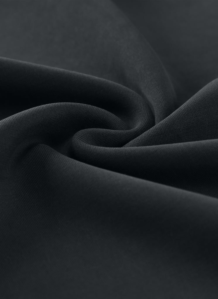 CRZ YOGA Women SoftAura Cropped Pullover Hoodis Long Sleeve Black