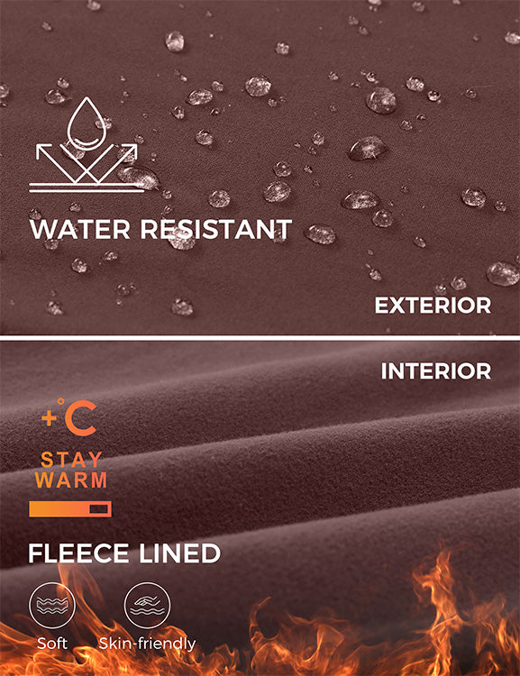 CRZ YOGA Womens Fleece Lined Soft Workout Joggers with Pockets 27.5