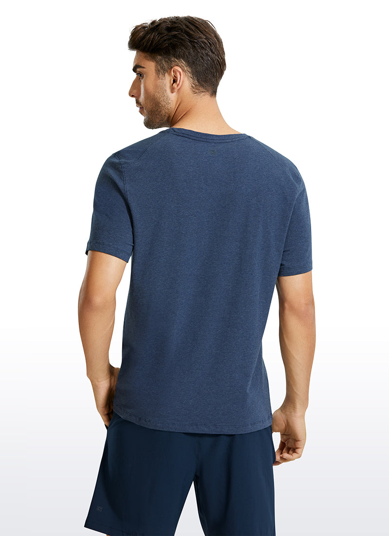 Pima Cotton Short Sleeve Round Neck