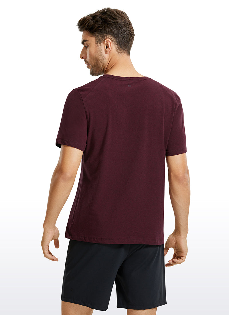 Pima Cotton Short Sleeve Round Neck