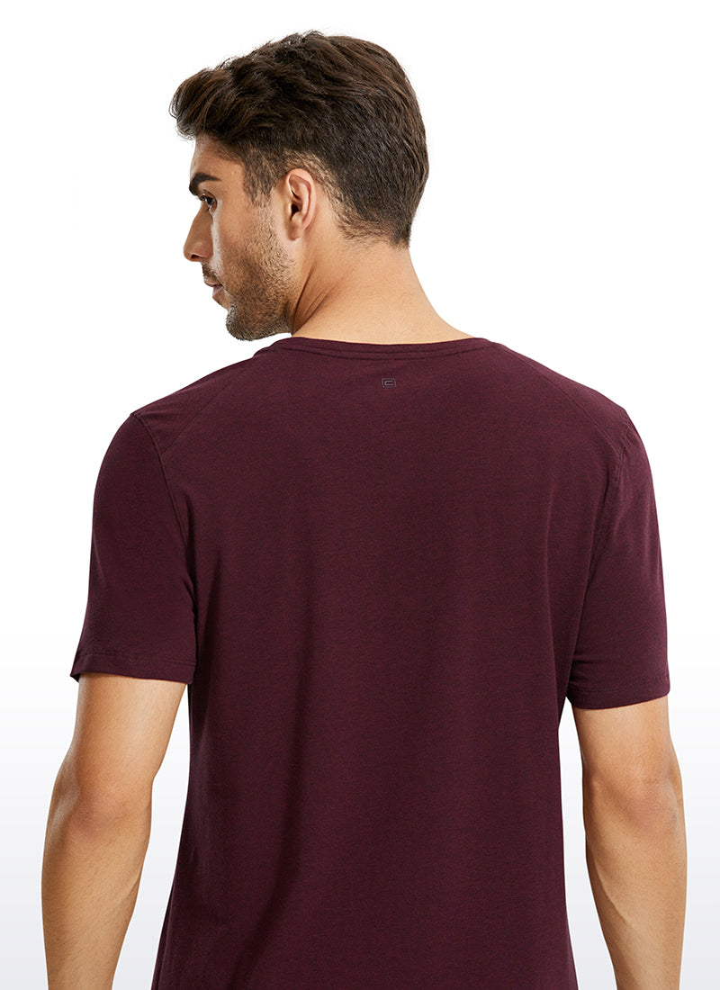 Pima Cotton Short Sleeve Round Neck