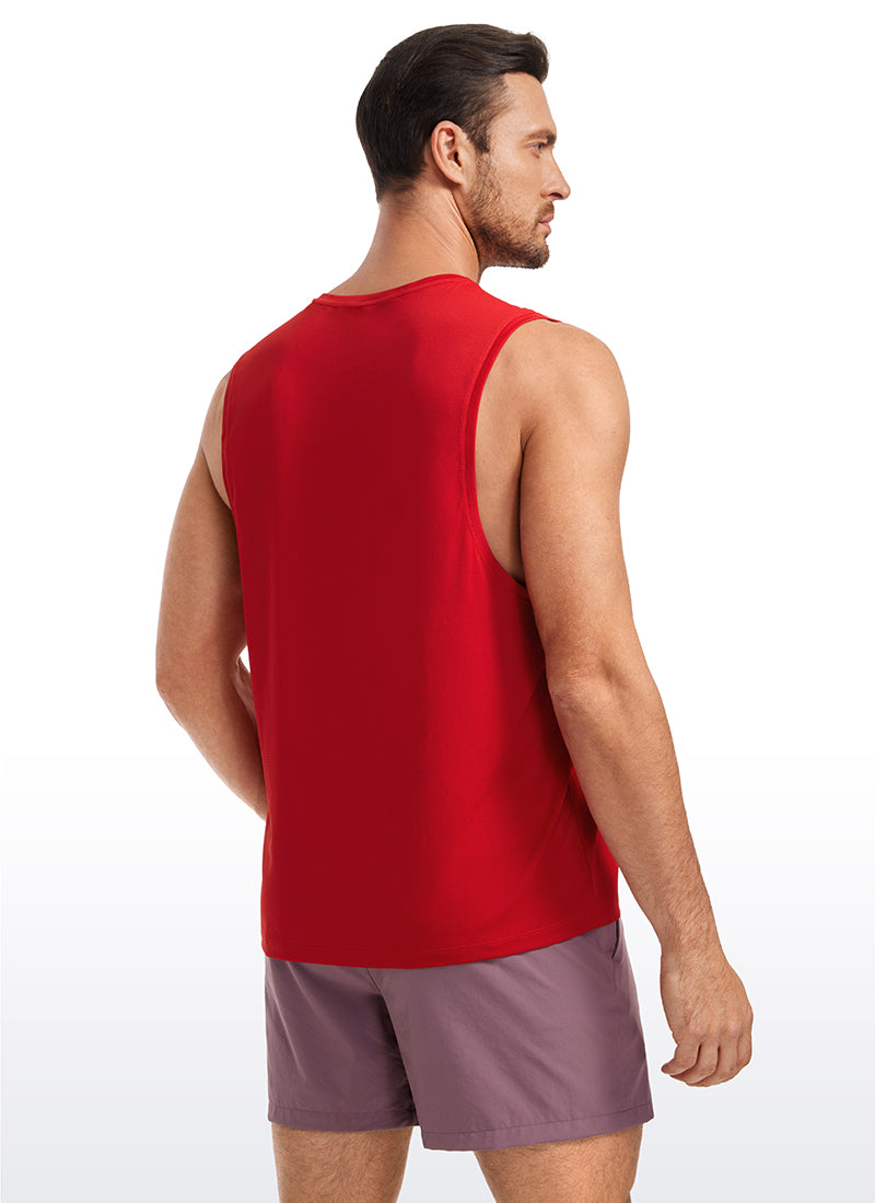 Lightweight Quick Dry Tank Tops Round Neck