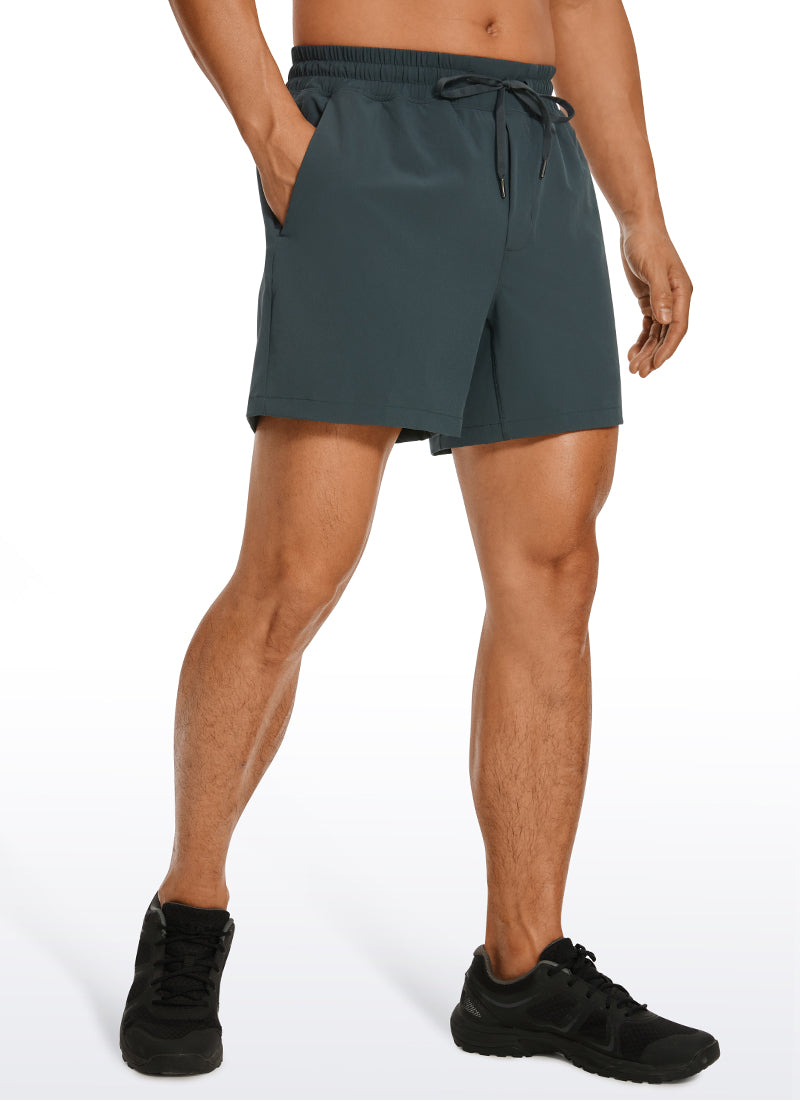 Feathery-Fit Workout Shorts 5''- Linerless