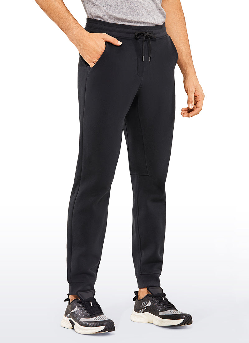 Fleece lined jogging pants mens sale