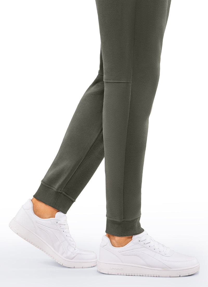 Cotton Fleece Lined Joggers 29''