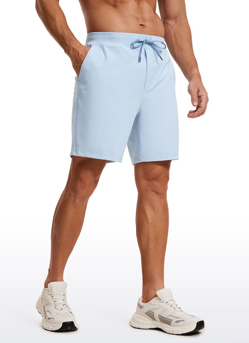 CRZ YOGA Men's Train Relaxed Fit On the Travel Linerless Shorts 7