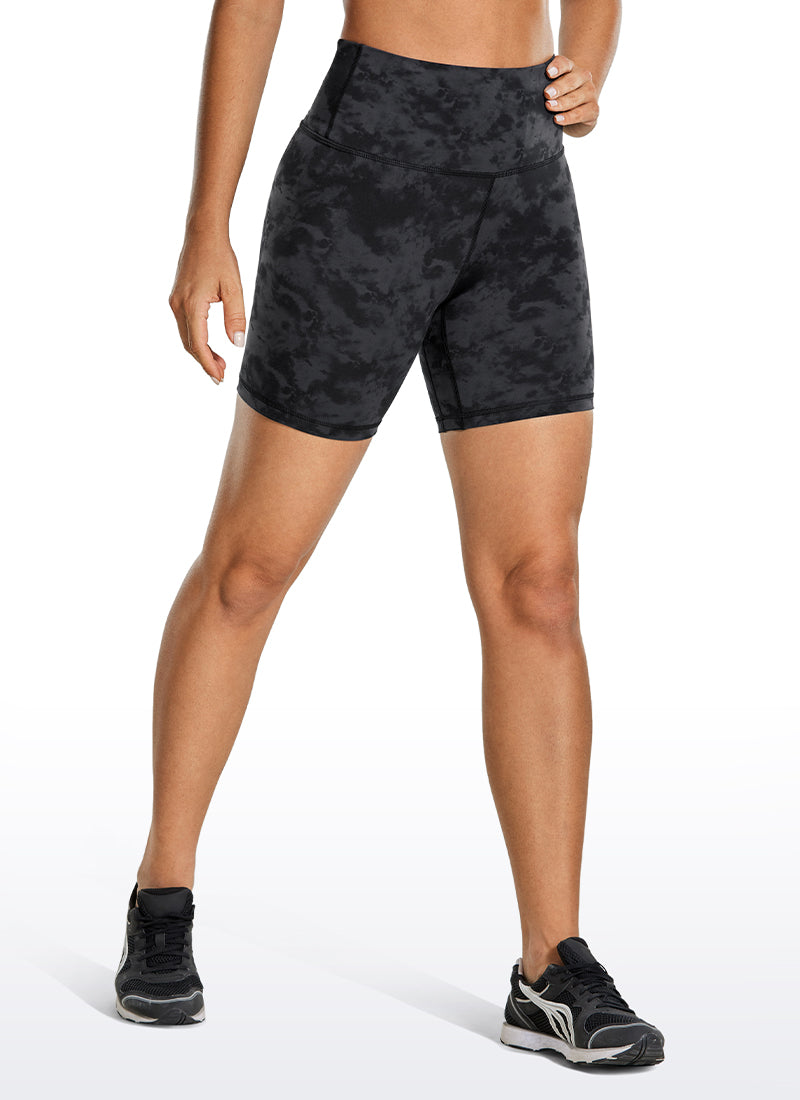 CRZ YOGA Nude Feeling Biker Shorts For Women - 4 Inch High Waisted Yoga  Workout Gym Running Spandex Shorts, chartreuse, Medium : : Fashion