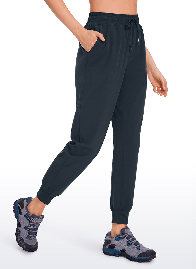 cRZ YOgA Womens Lightweight Workout Joggers 275 - Travel casual Outdoor  Running Athletic Track Hiking Pants with Pockets Savannah Medium 