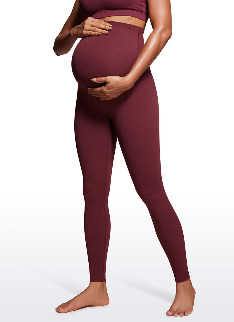 CRZ YOGA Women's Maternity Leggings Super High Rise Butterluxe 28